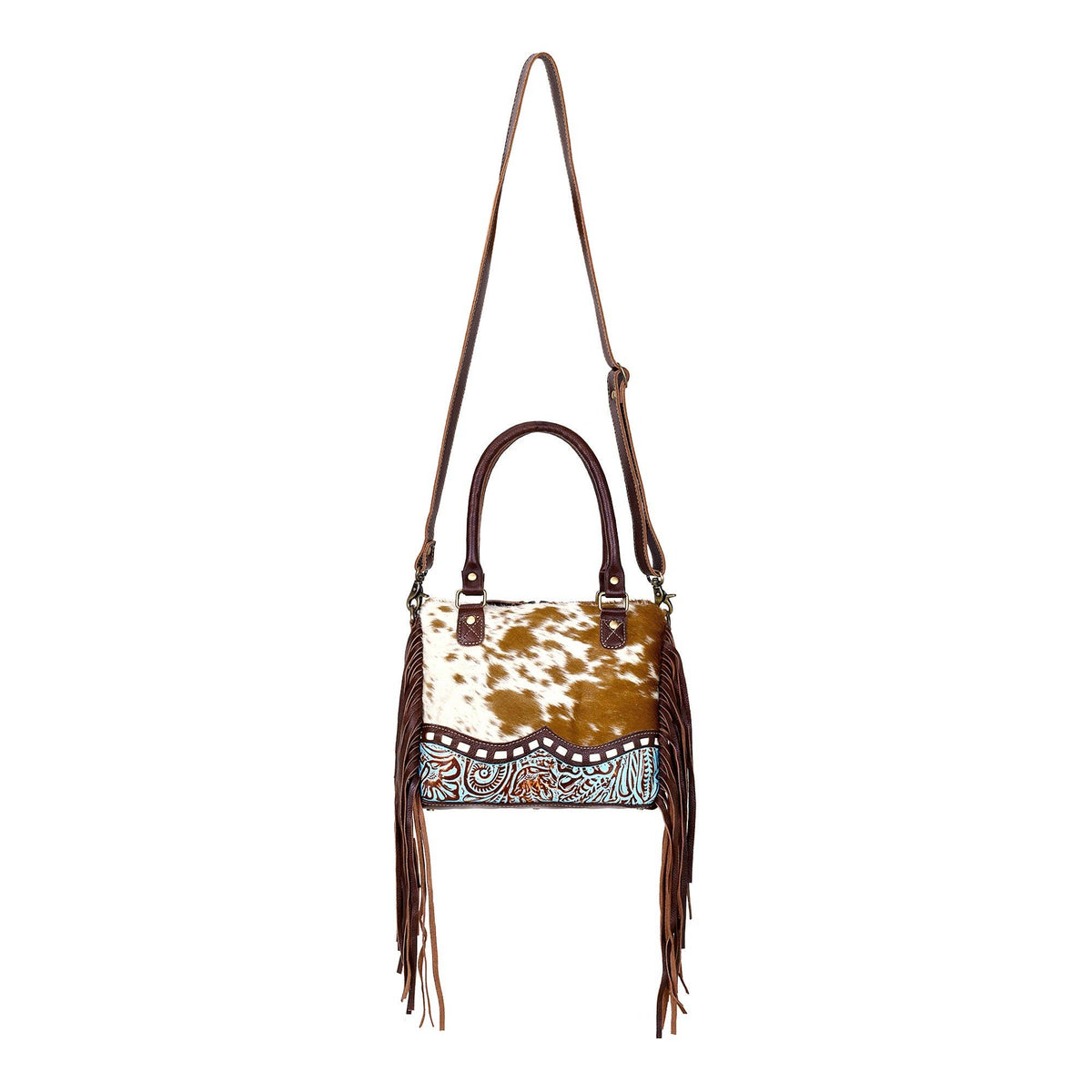 Brown Freckles Cowhide Carry Bag