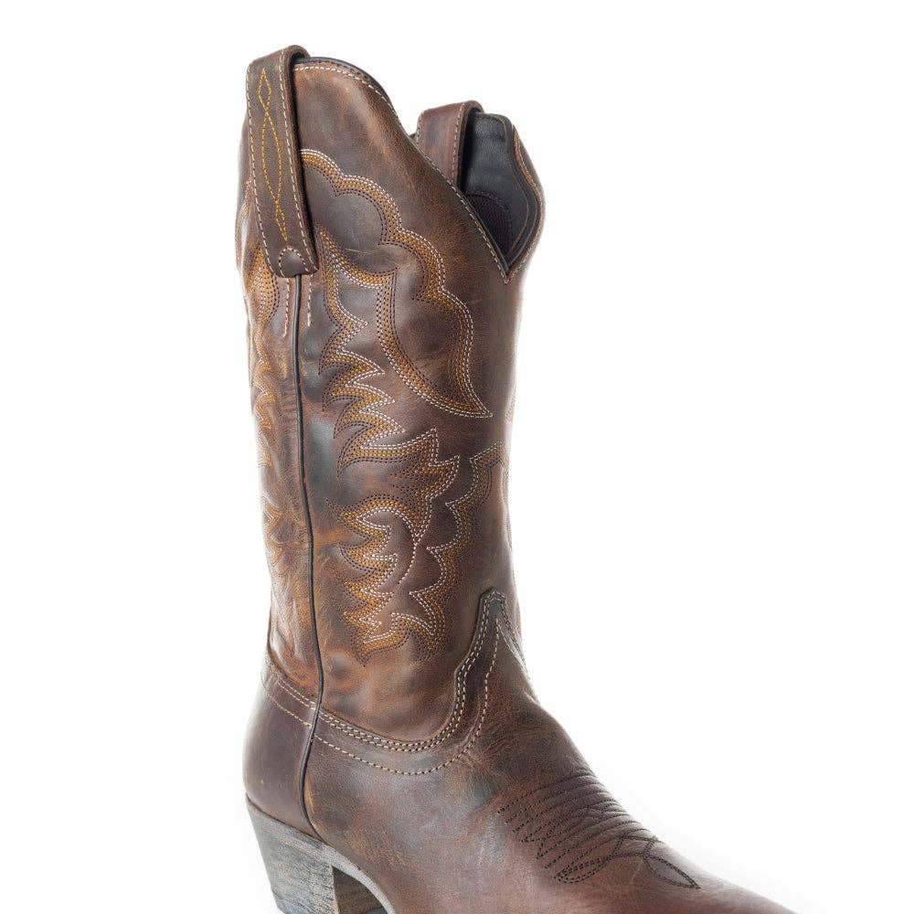 Women's Saibarina Western Boot in Brown