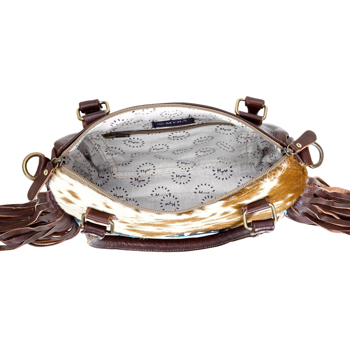 Brown Freckles Cowhide Carry Bag