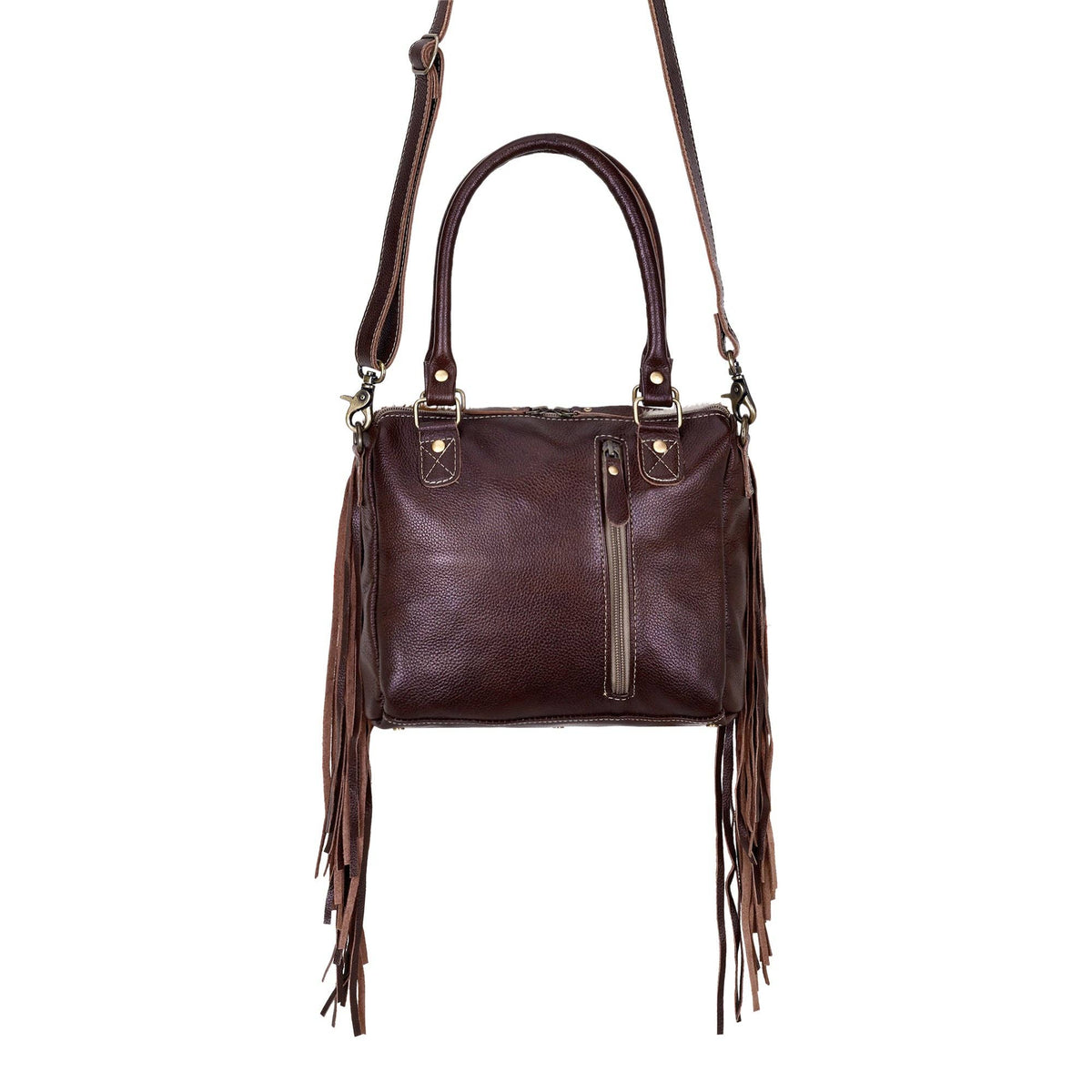 Brown Freckles Cowhide Carry Bag