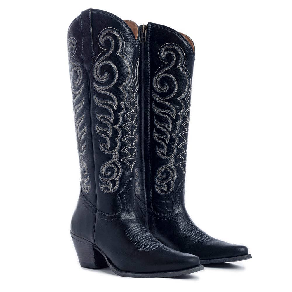 Women's Nalejandra Boots in Ebony
