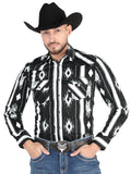 Men’s Classic Cowboy Long Sleeve Western Shirt
