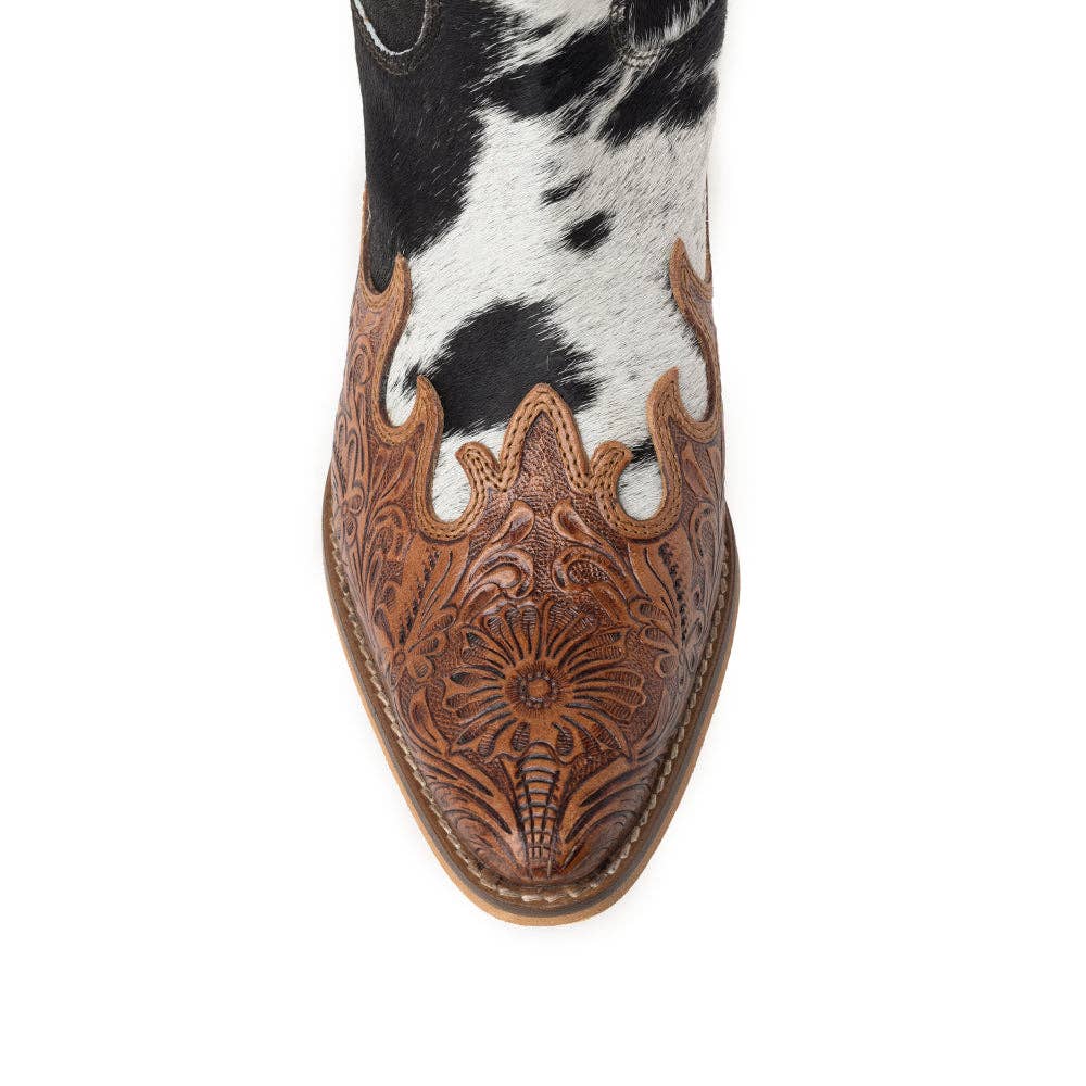 Women's Adelaide Cowhide Leather Cowboy Boots