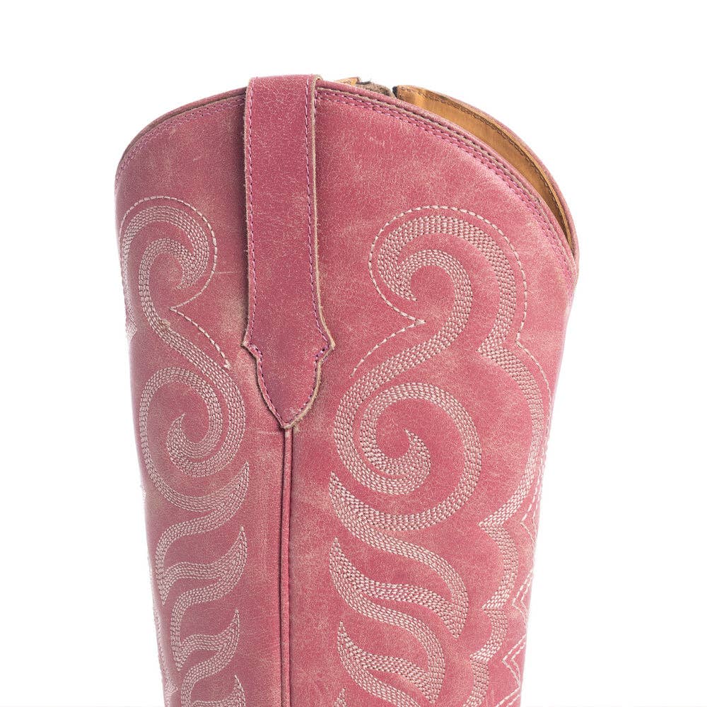 Women's Nalejandra Leather Boots in Pink