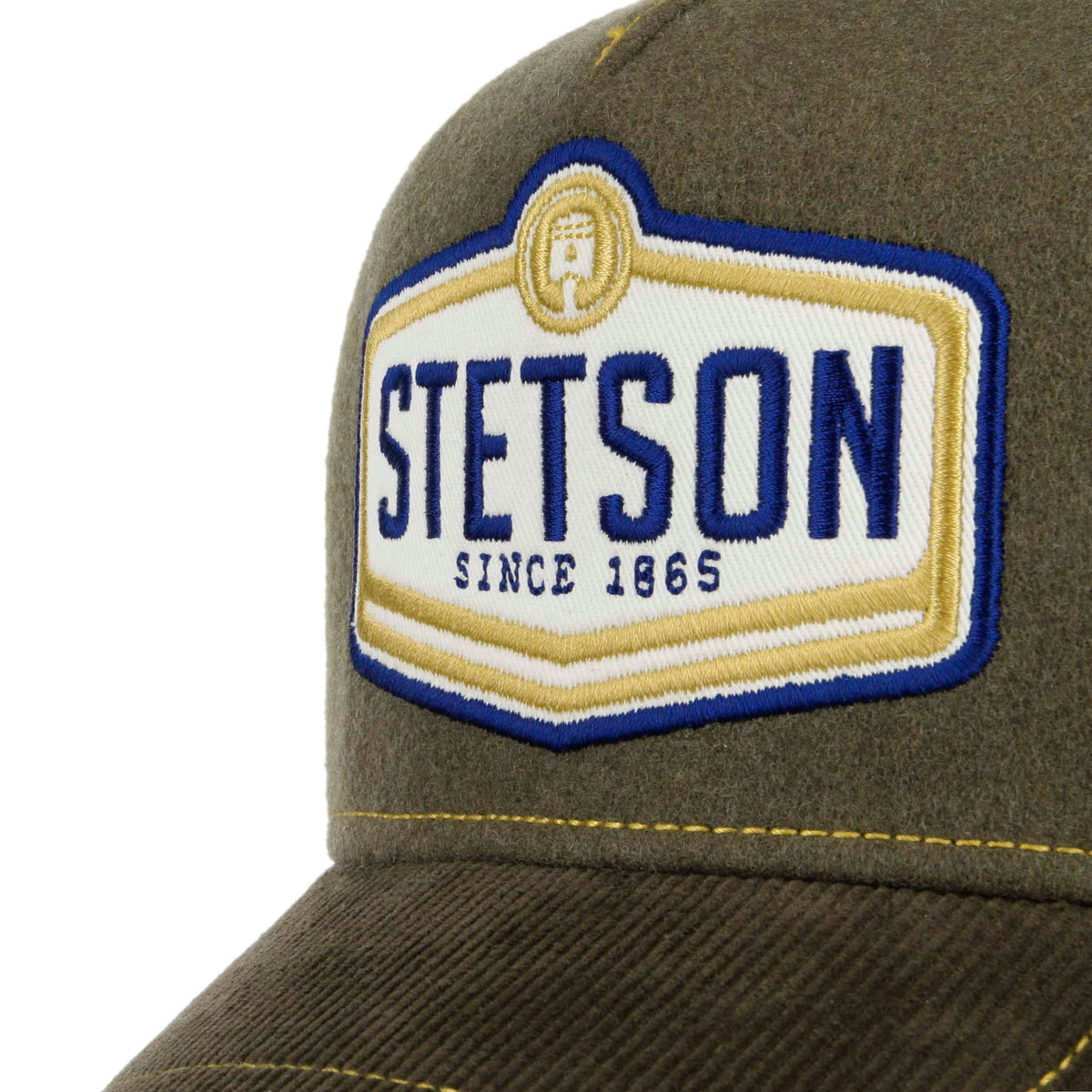 Stetson Trucker Cap Wool Piston Olive