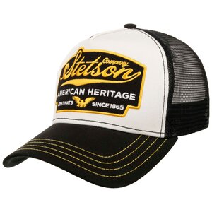 Stetson Trucker Cap American Heritage BLK/WHITE