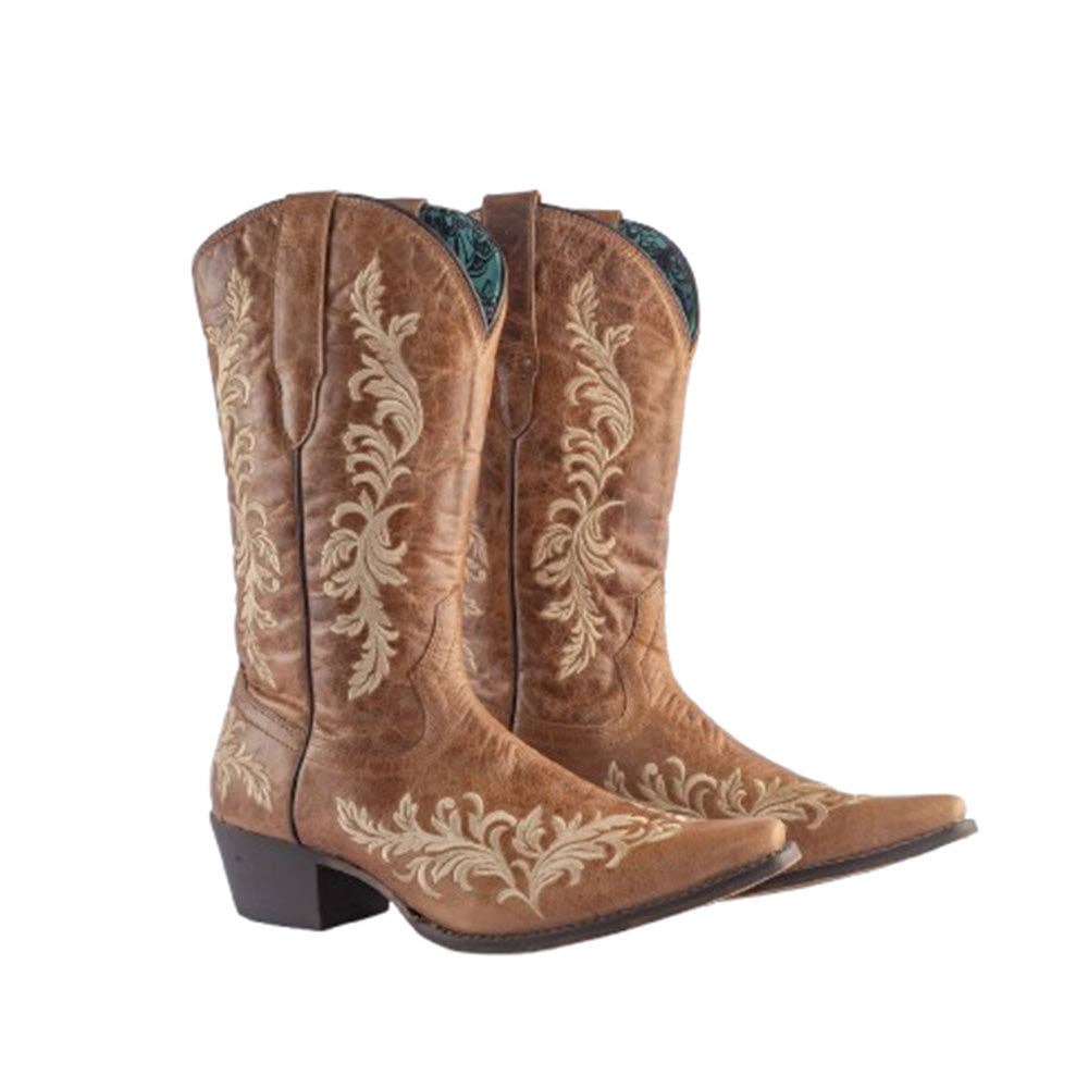 Women's Leather Mesa Sunrise Western Boots