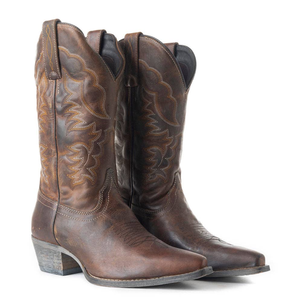 Women's Saibarina Western Boot in Brown