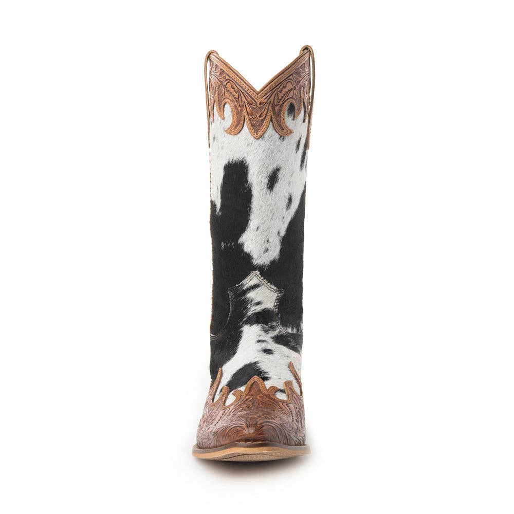 Women's Adelaide Cowhide Leather Cowboy Boots