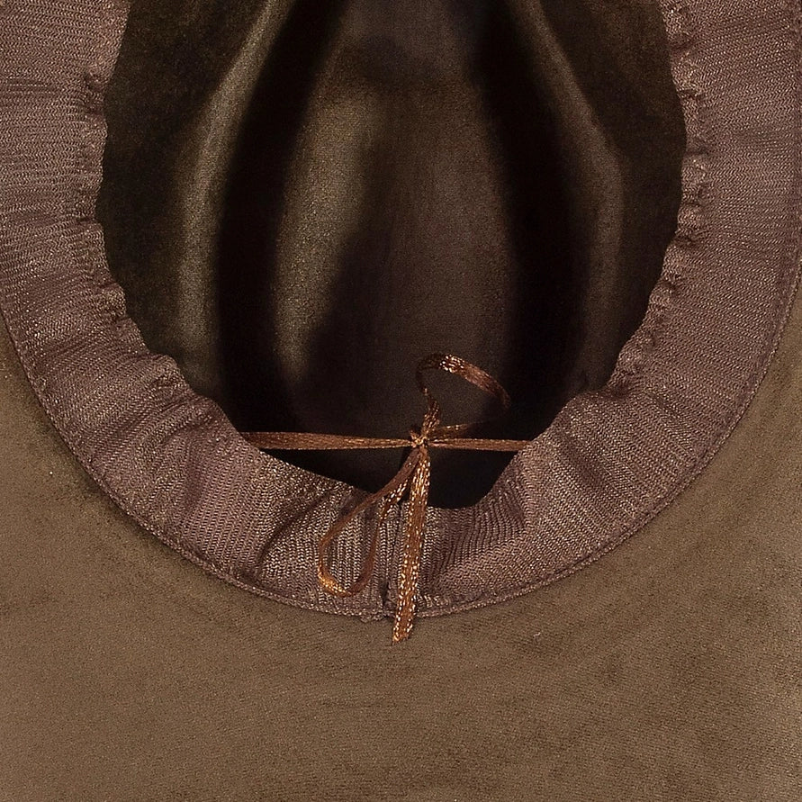 Western Longhorn Strap Studded Trim Cowboy Hat
