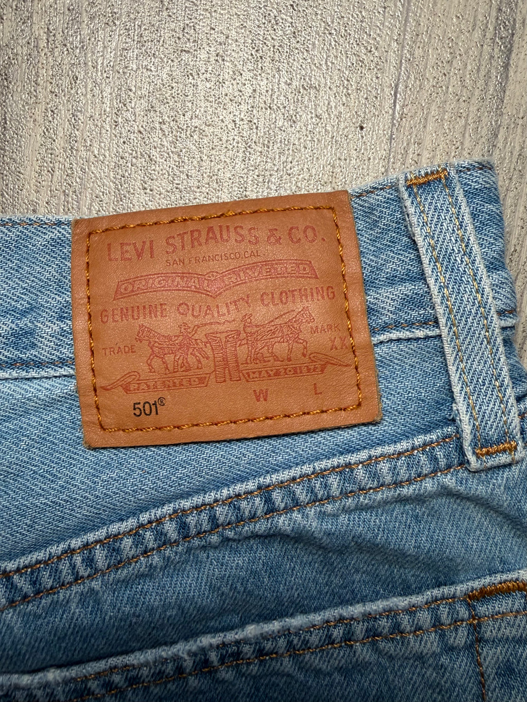 Vintage Women’s Levi 501 Western Denim Shorts