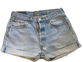 Women’s Levi 501 Rolled Shorts Waist 32in RRP £60