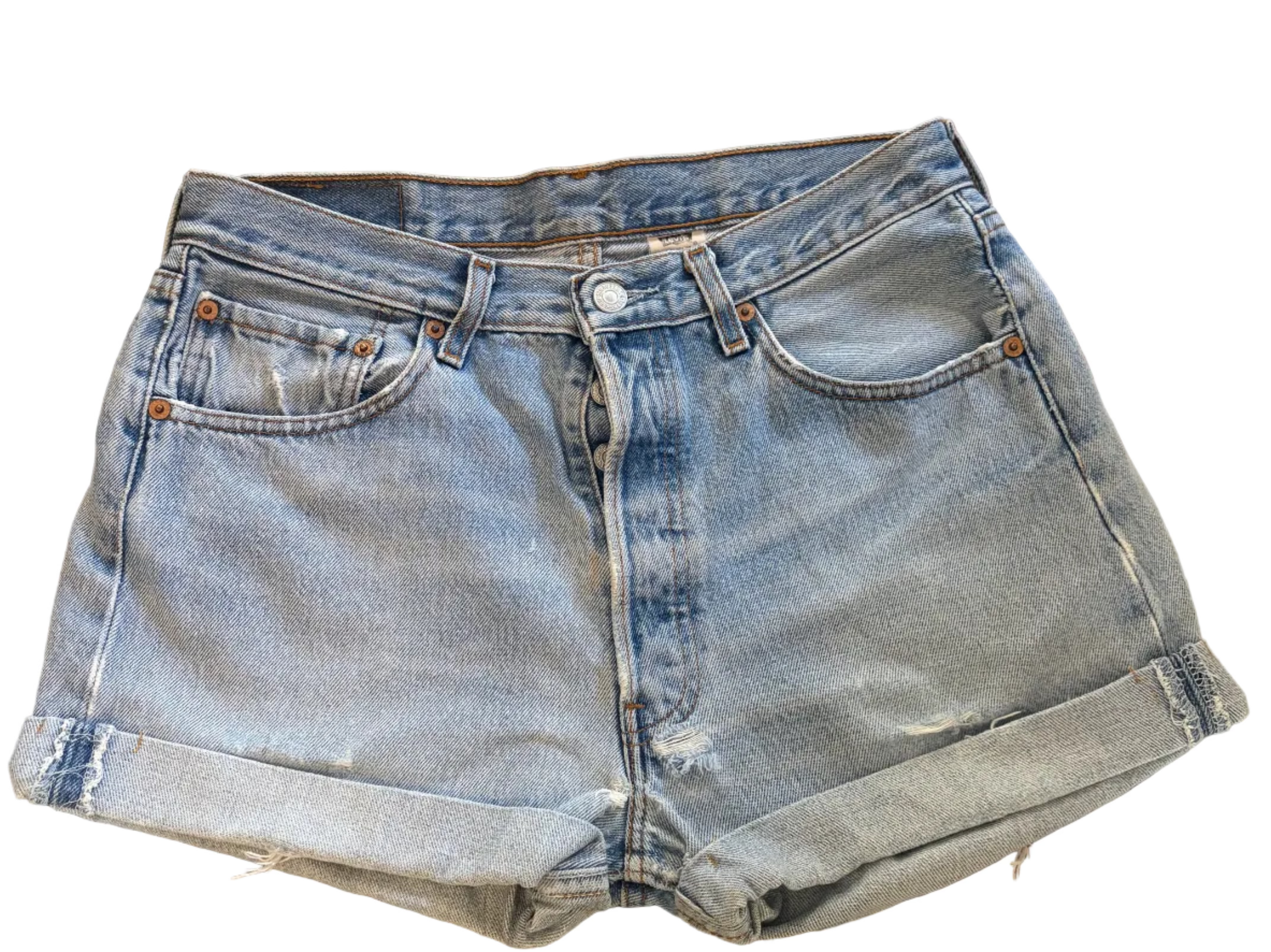 Women’s Levi 501 Rolled Shorts Waist 32in RRP £60