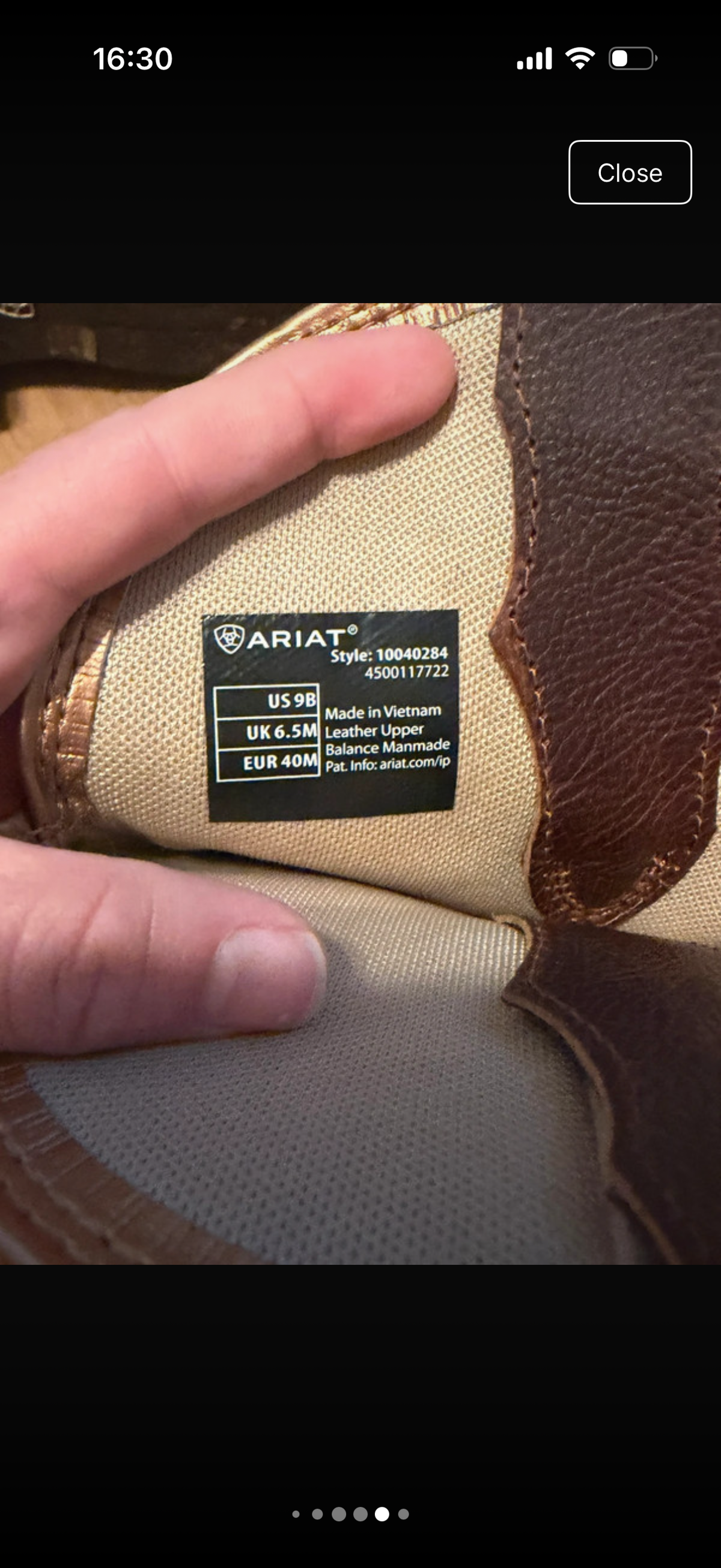 Women’s Ariat Delilah Stretch Fit Western Boots UK 6.5 RRP £140