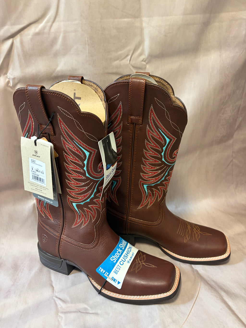 Women’s Ariat Rockdale Western Boots UK 5.5 RRP £180