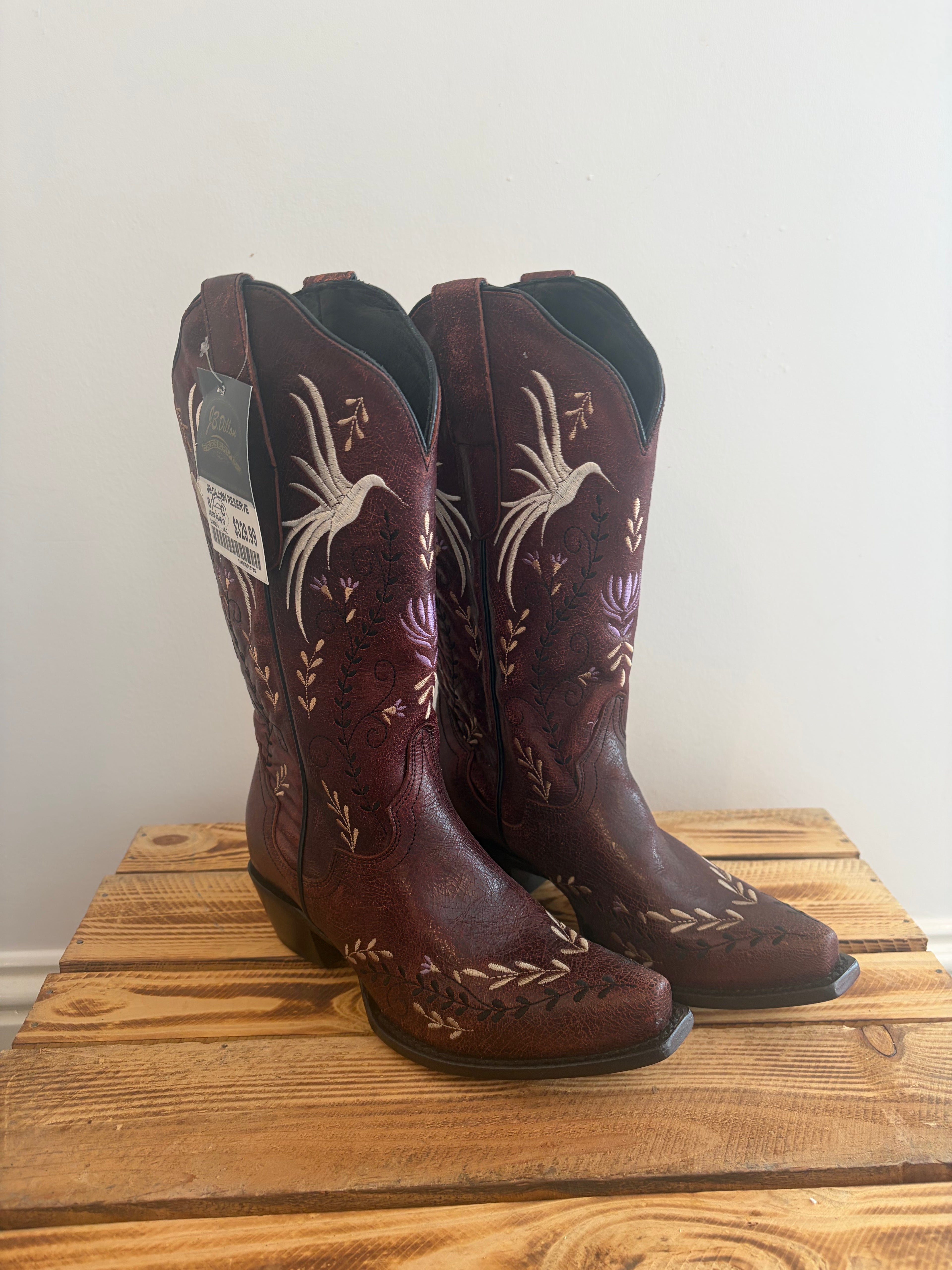 Women’s JB Dillon Hummingbird Western Boots UK 6 RRP £250
