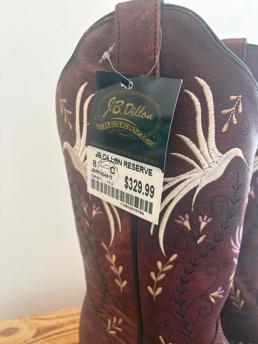 Women’s JB Dillon Hummingbird Western Boots UK 6 RRP £250