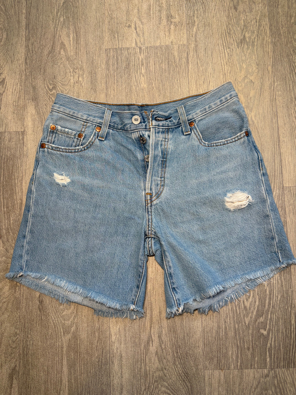 Vintage Women’s Levi 501 Western Denim Shorts