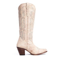 Women's Syllvia Prairie Leather Boots in Ivory