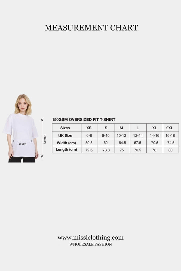 150GSM Oversized T-Shirt in Rodeo Wild West Print