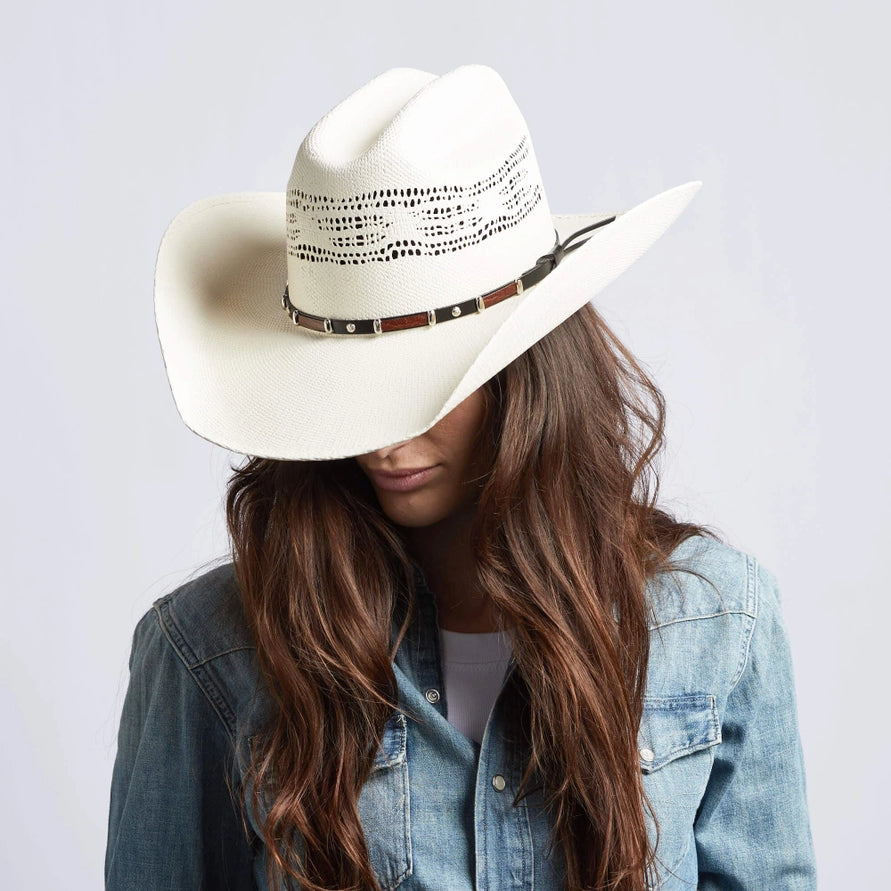 Bangora Straw Western Hat - Style Montana